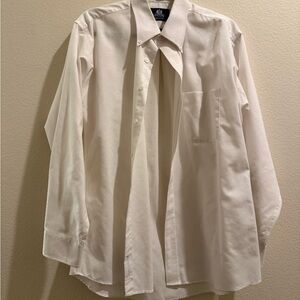 Stafford Men's Cream Dress Shirt